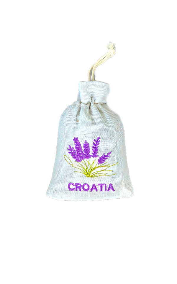 Suvenir Lavanda Vrećica Srednja Bež 9x13,5cm P1736 CROATIA