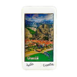 Suvenir Magnet Drveni Mobitel 1033 Omiš