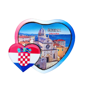 Suvenir Magnet Dva Srca 1031 Šibenik