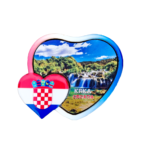 Suvenir Magnet Drveni Dva Srca 1031 Krka