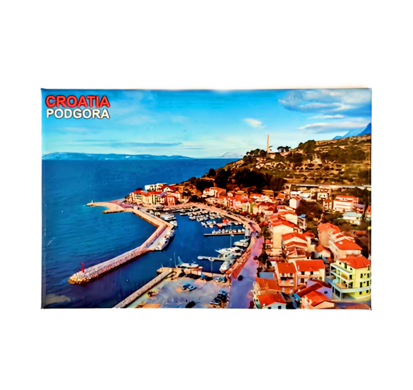 Suvenirski Magnet Basic 9x6cm UV 2234 Podgora