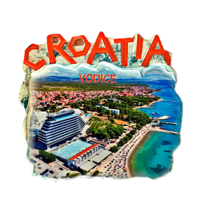 Suvenir Magnet Crvena Slova 2003 Vodice