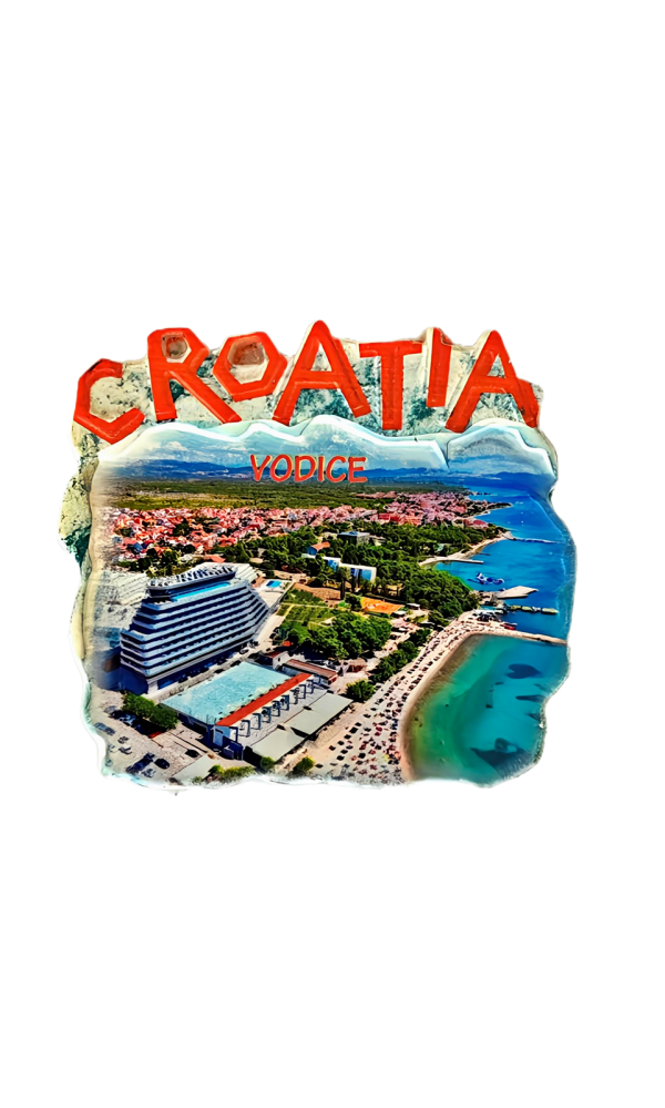 Suvenir Magnet Crvena Slova 2003 Vodice