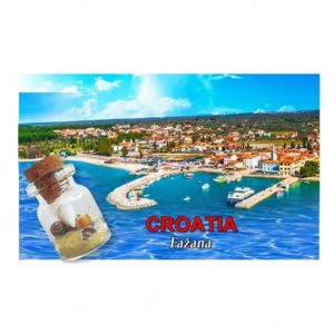 Drveni 2D magnet s bočicom  ML23060-ML23082 Fažana