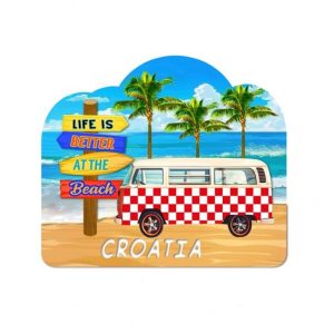 Kombi-Putokaz-Palme 2D Drveni Magnet ML24315 3020