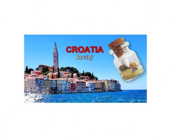 Drveni 2D magnet s bočicom  ML23060-ML23082 Rovinj B