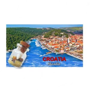 Drveni 2D magnet s bočicom  ML23060-ML23082 Skradin