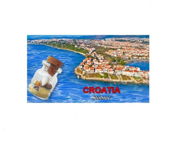Drveni 2D magnet s bočicom  ML23060-ML23082 Stobreč