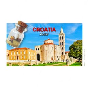 Drveni 2D magnet s bočicom  ML23060-ML23082 Zadar B