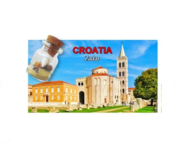 Drveni 2D magnet s bočicom  ML23060-ML23082 Zadar B