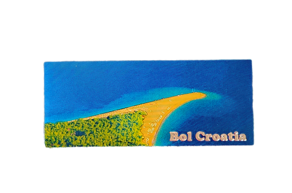 Suvenirski Magnet Panorama 12x5cm UV 2233 Foil Bol