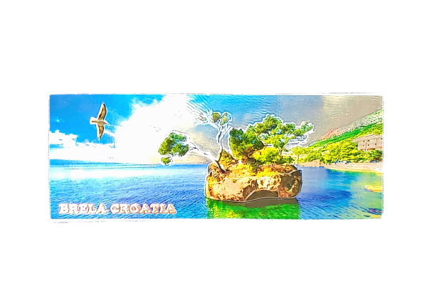 Suvenir Magnet Panorama 12x4,5cm Foil Brela