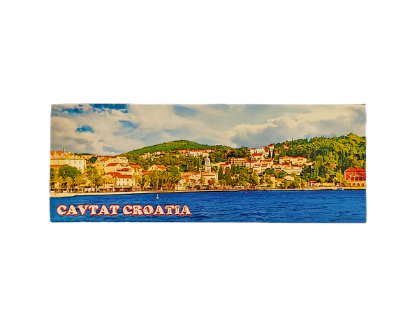 Suvenir Magnet Panorama 12x4,5cm Foil Cavtat
