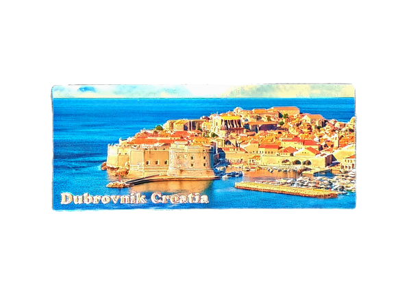 Suvenirski Magnet Panorama 12x5cm UV 2233 Foil Dubrovnik