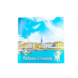 Suvenir Magnet 5,7x5,7cm Foil Fažana