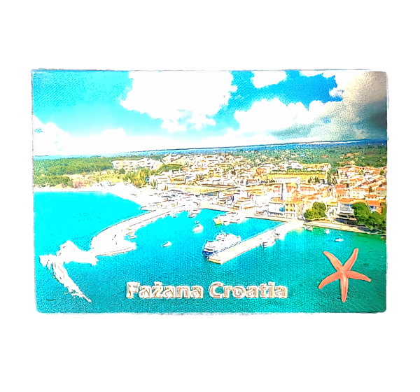 Suvenir Magnet 8x5,3cm Foil Fažana