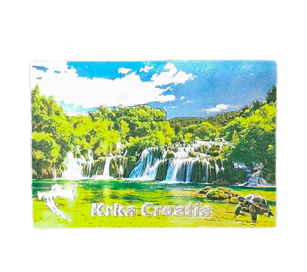 Suvenir Magnet 8x5,3cm Foil Krka