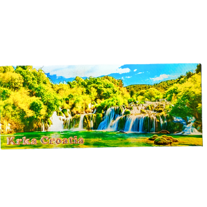 Suvenirski Magnet Panorama 12x5cm UV 2233 Foil Krka