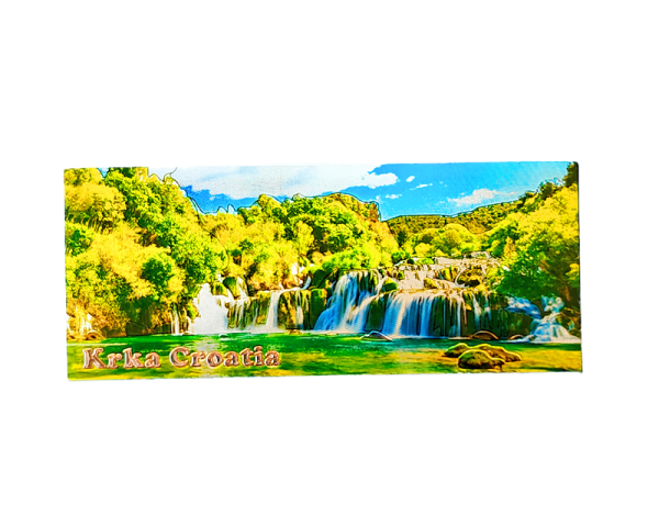Suvenirski Magnet Panorama 12x5cm UV 2233 Foil Krka