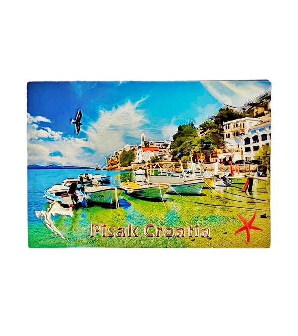 Suvenir Magnet 8x5,3cm Foil Pisak
