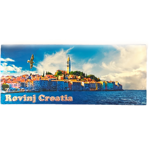 Suvenirski Magnet Panorama 12x5cm UV 2233 Foil Rovinj