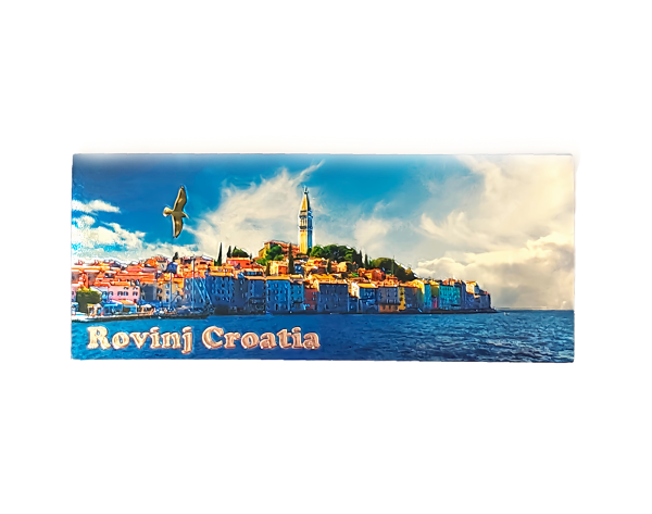 Suvenirski Magnet Panorama 12x5cm UV 2233 Foil Rovinj