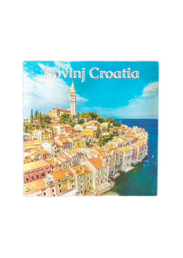 Suvenir Magnet 6,5x6,5cm Foil Rovinj