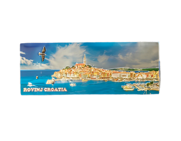 Suvenir Magnet Panorama 12x4,5cm Foil Rovinj