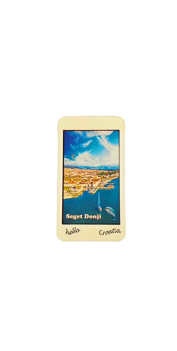 Suvenir Magnet Drveni Mobitel 1033 Foil Seget Donji