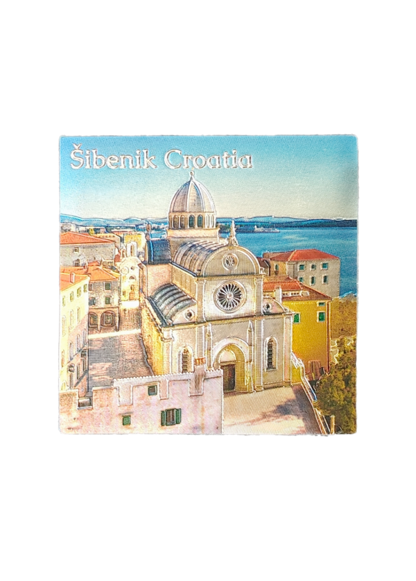Suvenir Magnet 6,5x6,5cm Foil Šibenik