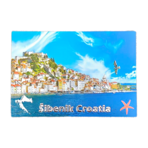 Suvenir Magnet 8x5,3cm Foil Šibenik