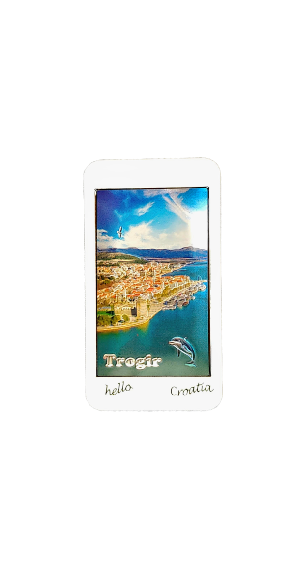 Suvenir Magnet Drveni Mobitel 1033 Foil Trogir