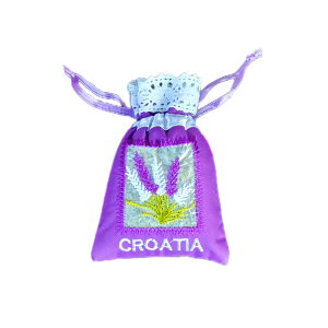 Vrećica suvenirska lavender mala ljubičasta 7x11cm 9941 CROATIA