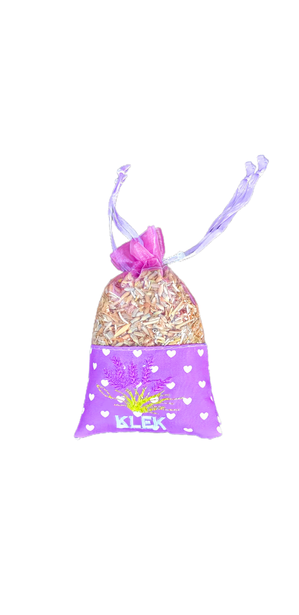 Vrećica suvenirska lavender mala „Srca“ 7x11cm 9942 KLEK
