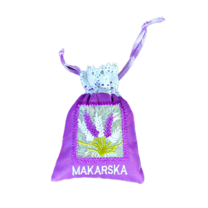 Vrećica suvenirska lavender mala ljubičasta 7x11cm 9941 MAKARSKA