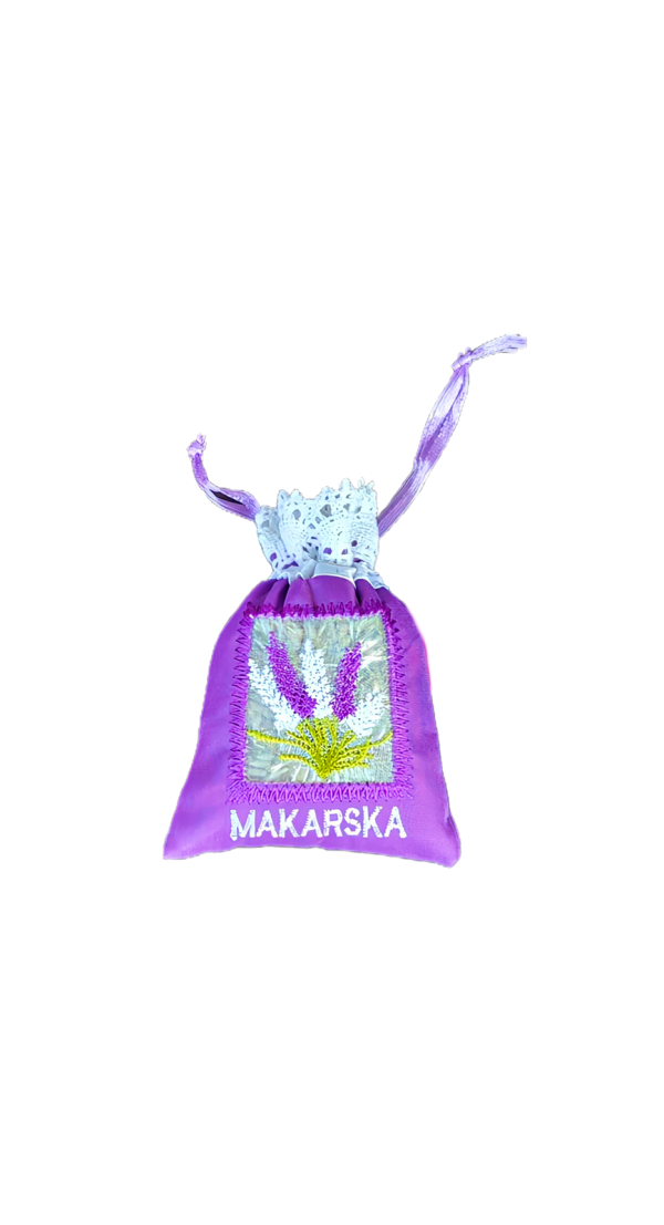 Vrećica suvenirska lavender mala ljubičasta 7x11cm 9941 MAKARSKA
