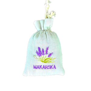 Suvenir Lavanda Vrećica mala bež 7x11cm P1735 MAKARSKA