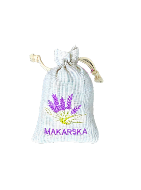 Suvenir Lavanda Vrećica Srednja Bež 9x13,5cm P1736 MAKARSKA