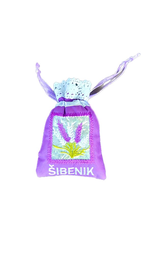 Vrećica suvenirska lavender mala ljubičasta 7x11cm 9941 ŠIBENIK