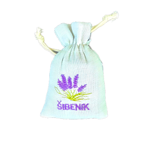 Suvenir Lavanda Vrećica mala bež 7x11cm P1735 ŠIBENIK