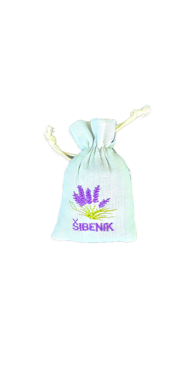 Suvenir Lavanda Vrećica mala bež 7x11cm P1735 ŠIBENIK
