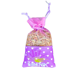 Vrećica suvenirska lavender mala „Srca“ 7x11cm 9942 ŠIBENIK