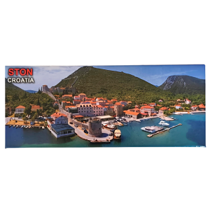 Suvenirski Magnet Panorama 12x5cm UV 2233 Ston