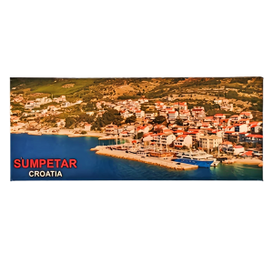 Suvenirski Magnet Panorama 12x5cm UV 2233 Sumpetar