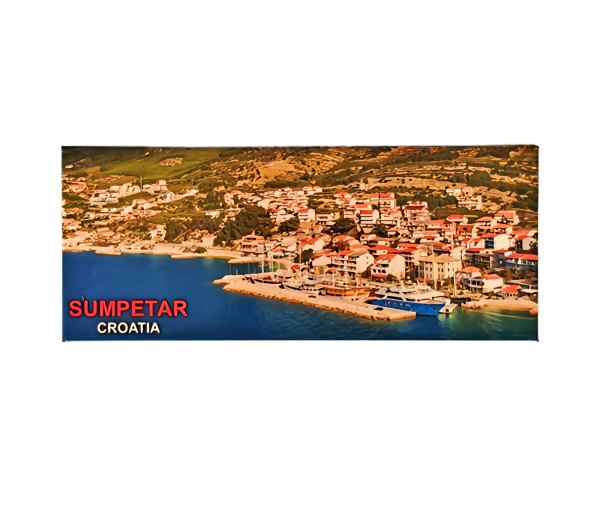 Suvenirski Magnet Panorama 12x5cm UV 2233 Sumpetar
