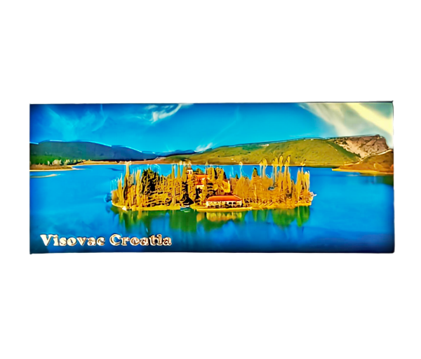 Suvenirski Magnet Panorama 12x5cm UV 2233 Foil Visovac