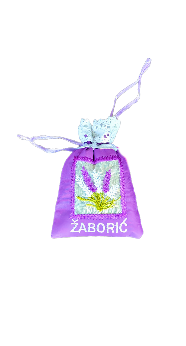Vrećica suvenirska lavender mala ljubičasta 7x11cm 9941 ŽABORIĆ