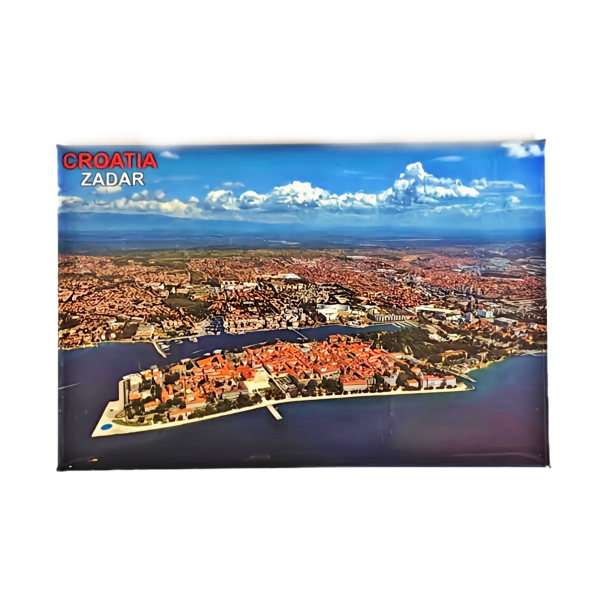 Suvenirski Magnet Basic 9x6cm UV 2234 Zadar