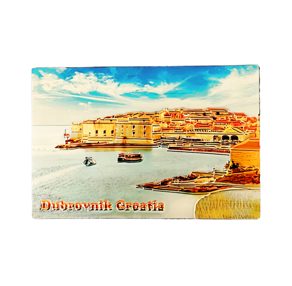 Suvenir Magnet 8x5,3cm Foil Dubrovnik
