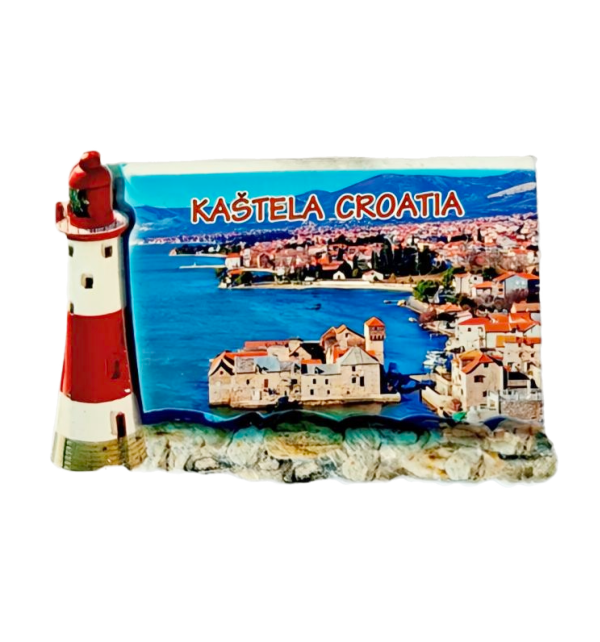Suvenir Magnet Resin Svjetionik Kaštela R
